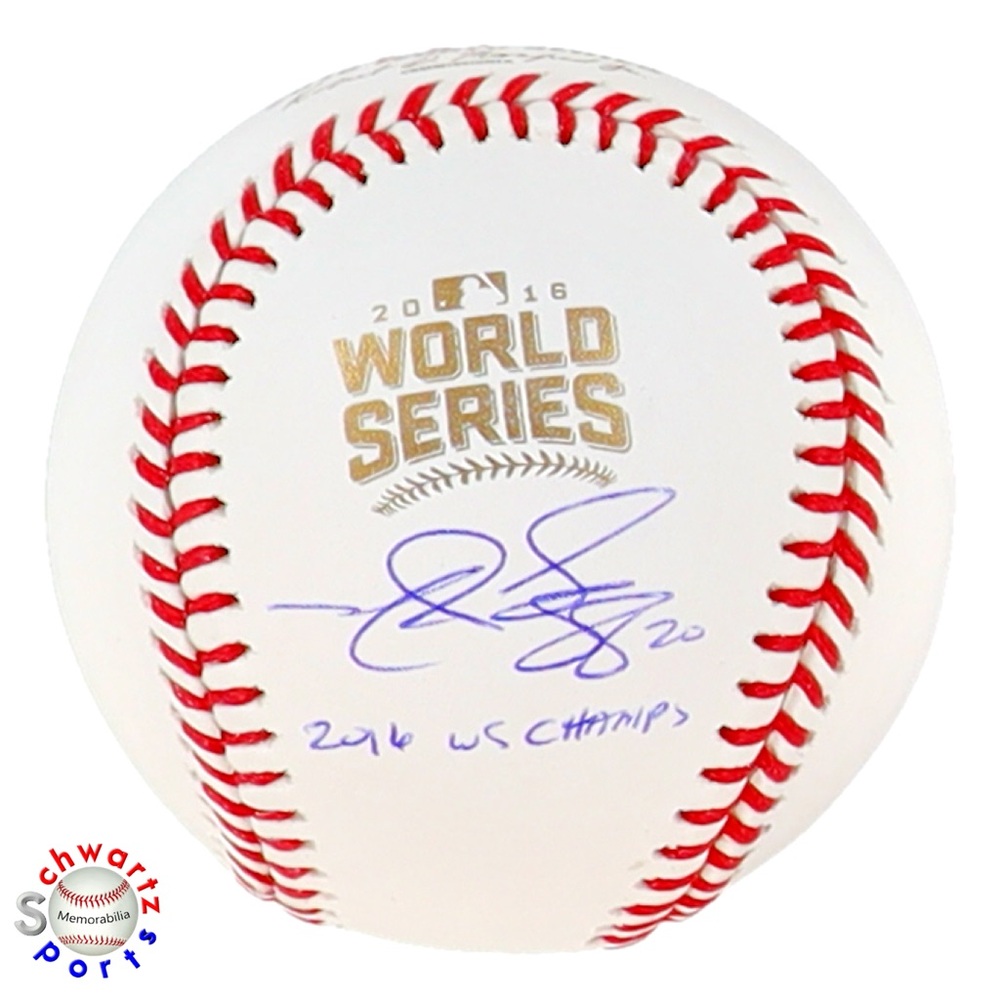 Matt Szczur Chicago Cubs Signed 2016 World Series Baseball Autograph —SCHWARTZ